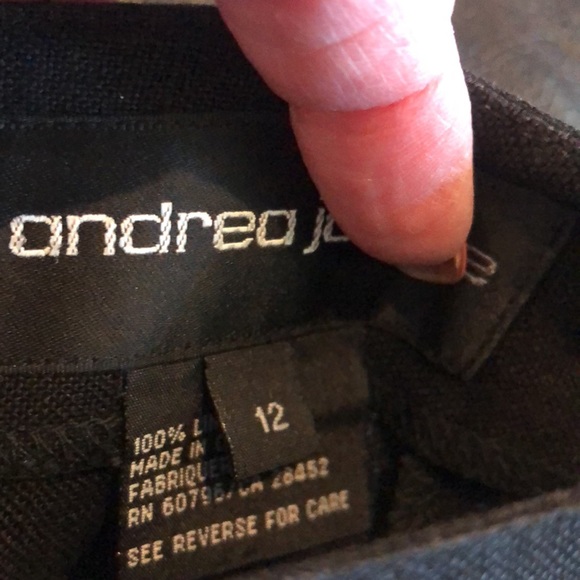 Black linen A line skirt. Matching sleeveless top listed separately. Good outfit - Picture 8 of 8